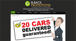 Desktop Screenshot of bbackpromotions.com